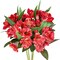 Alstroemeria Artificial Flowers Bulk Peruvian Lily Faux Bouquet 18” Long Stems Silk Petals Wedding Decoration, 4pcs